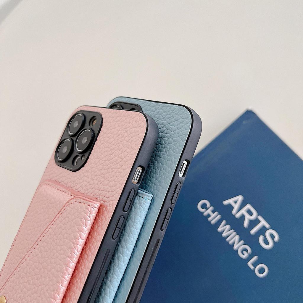 Custodia per Telefono Porta Carte a Tracolla con Catena per iPhone 15 Pro Max/13/17
