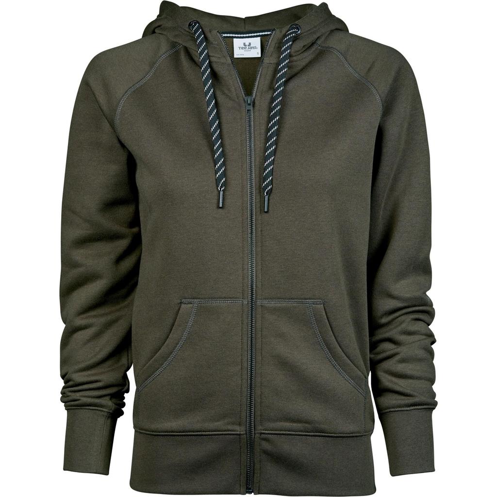 Tee Jays Womens/Ladies Full Zip Hooded Sweatshirt