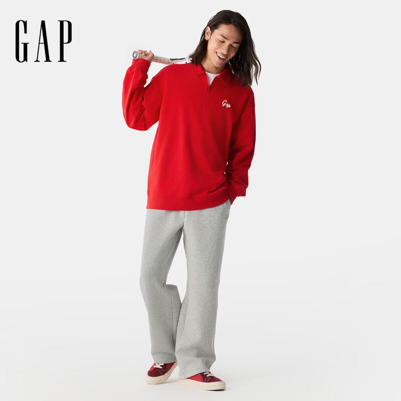 

Унисекс поло с молнией до половины и вышитым логотипом Gap 2XL (185/104A)