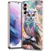 Transparent Phone Case Cover for Samsung Galaxy S25 S24 S23 S22 S20 S21 FE Ultra S24 S23 S10 S10E Plus 5G Cute Owl Pattern Capas