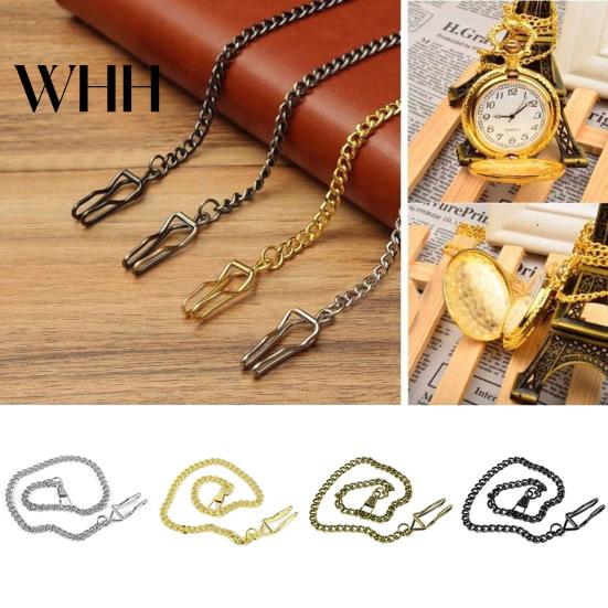 Watch Unisex Vintage Alloy Pocket Link Antique Jewelry Chain Necklace Gift Decor Holder