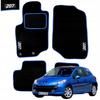 Velour Floor Mats for Peugeot 207 2006-2012 Car Mats Embroidery N