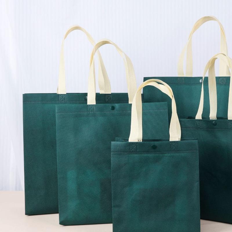 Vertical Version Non-woven Shopping Sack Reusable Portable Bag Large Capacity Tote Pockets Used for Shoe Boxes Clothes Books Gift Packag Storage Pouch