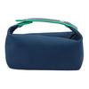 Hermes Bride-A-Brac Palladium Coated Canvas Storage Bag Men bags Navy-Blue H103222M03