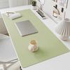 Pu Leather Mouse Pads Desk Mat Solid Color Waterproof Non Slip For Office Gaming Computer Keyboard Pad