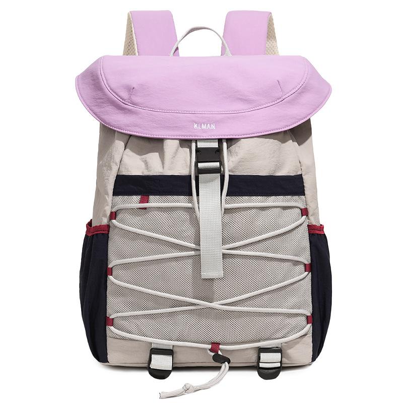 Schoolbag new mountaineering bag men's and women's sports backpack outdoor leisure backpack drawstring hiking lightweight bundle