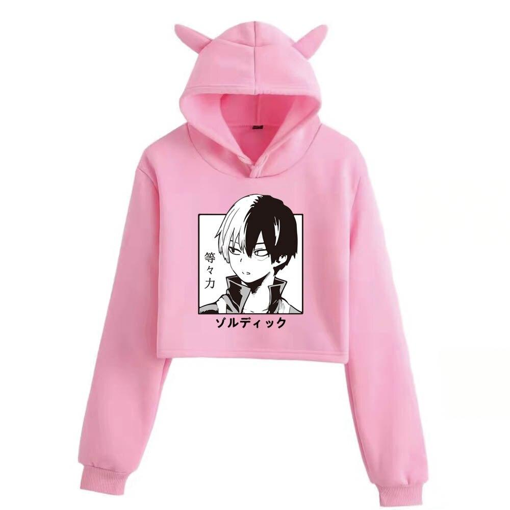 My Hero Academia Sudadera con Capucha Estampado de Orejas de Gato My Hero Academia Sudadera con Capucha Estampado de Orejas de Gato