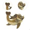 Statue Animal Sculpture Antique Bronze Creative Brass Figurine Feng Shui for Shelf Tabletop Dining