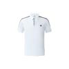 Logo Embroidered Short Sleeve Polo Shirt Men Polo Shirts Jade-White A11M323103F