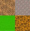 Nishikei Antibacterial Origami Animal 64 8 Designs X 8 Sheets Pattern, 15cm, Sheets, Each, KO-2