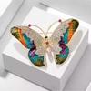 Diamond Butterfly Versatile Simple Brooch Flower Anti-light Pin Clothing Accessories Corsage