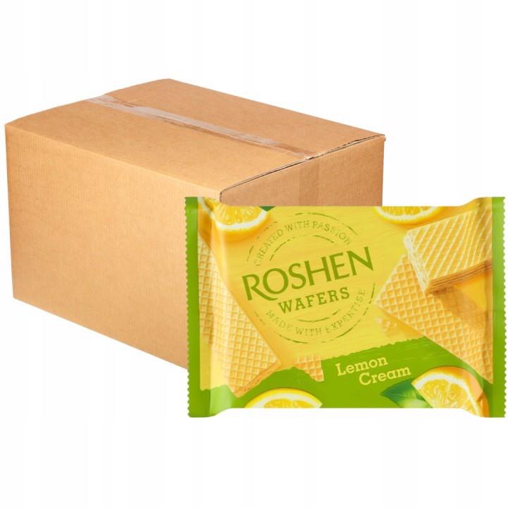 Roshen Wafle przekładane o smaku cytrynowym 72 g x 22 sztuk