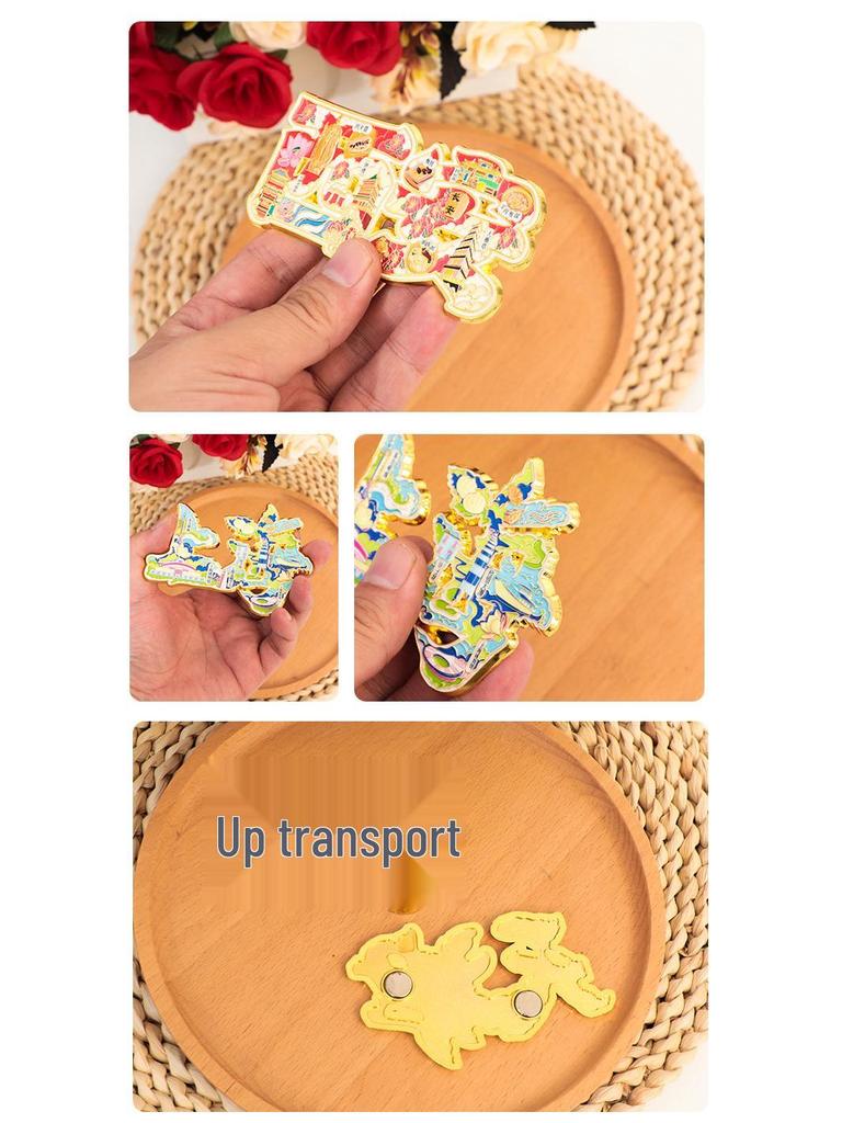 Mudanjiang Kühlschrankmagnet Flaschenöffner - Kundenspezifischer Metall-Kultur-Souvenir 2025