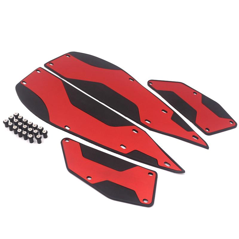 Motorcycle Foot Rest Plate Skidproof For XMAX300 Accessories XMAX 250 300 Aluminum Alloy Pedal Plate Modified Footrest