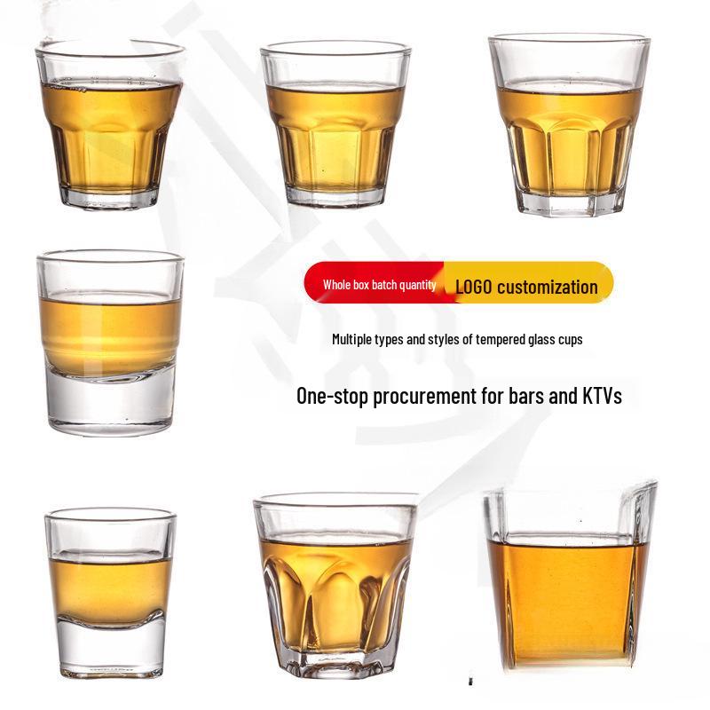 Square KTV Bar Glasses: Baijiu, Wine, & Water Glasses