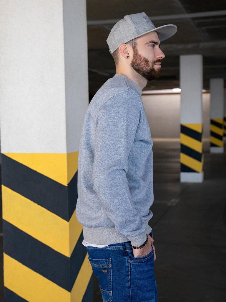 ISSA Plus polstrovaná mikina s texturovanými manžetami