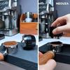 NEOUZA Coffee Distributor - Gravity Self-Adaptive Espresso Portafilter with Leveler and 3-Leaf Clover Base (58mm)