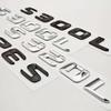 HUUML1 3D ABS Car Letters Logo S300L S320L Badge Sticker Emblem Decals For Mercedes Benz S Class S300L S320L V221 V222 Tail Accessories