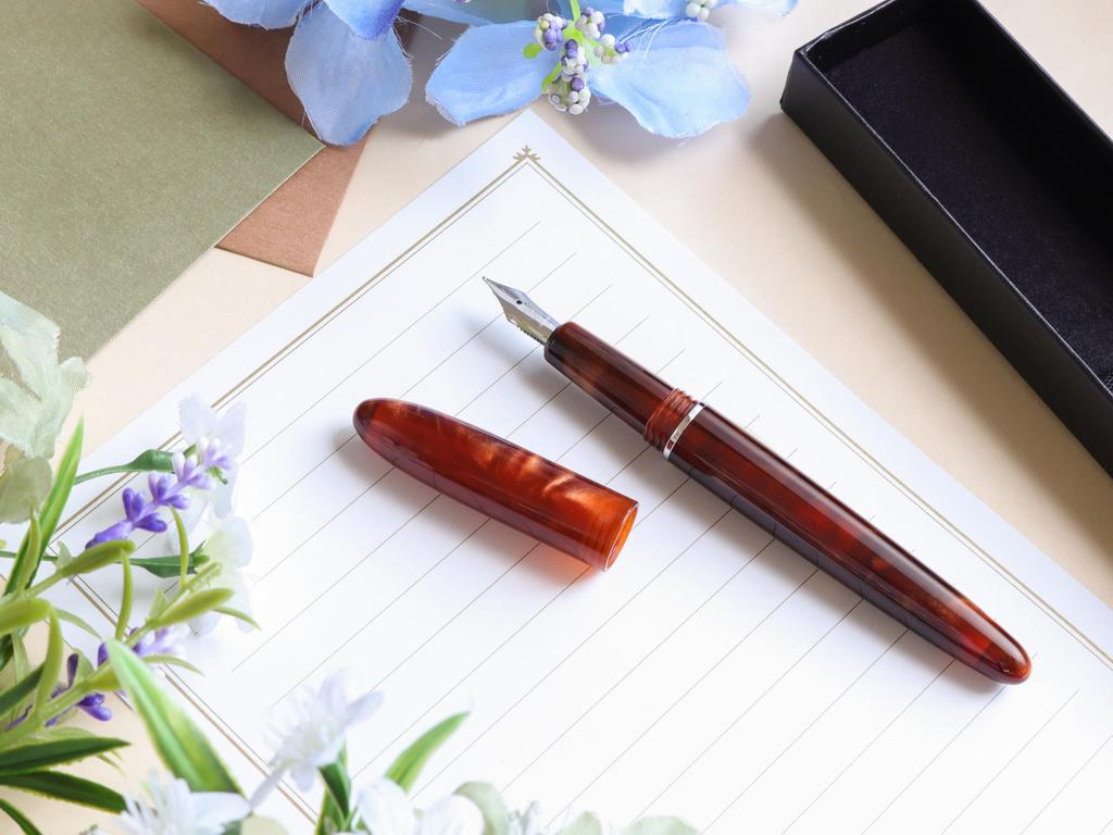 WANCHER MOFU Toffee Fountain Pen Medium (Toffee, Nib)