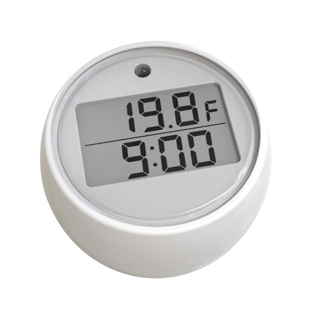 1PC Ice Bath Thermometer with High and Low Temperature Alarm Timer Floating Thermometer IP67 Waterproof Float Pool Thermometer