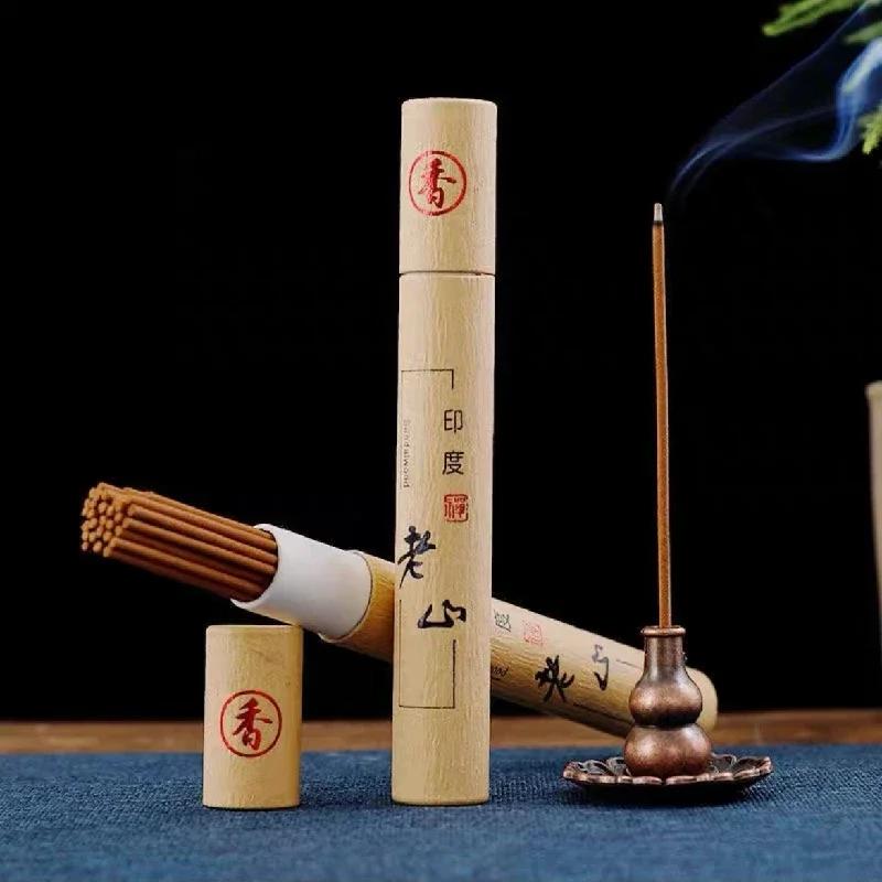 

10 см Натуральный Короткий Нитевидный Ладан Храм Медитация Будда Ладан Очищение Воздуха Успокаивающий Духовная Медитация Ароматерапия Old sandalwood