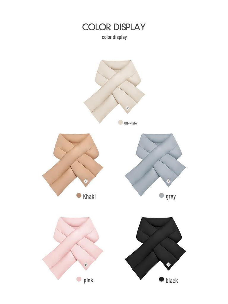 Women's Winter Lightweight Windproof Down Scarf - 2022 Neck Protection for Outdoor Travel