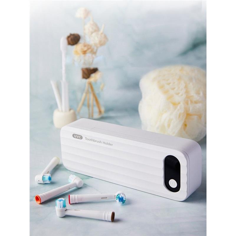 UV Toothbrush SterilizerWirelessly wall-mouted disinfecting toothbrush holder