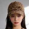 Adjustable Leopard Print Bow Baseball Cap Sunshade American Style Casquette  All Seasons