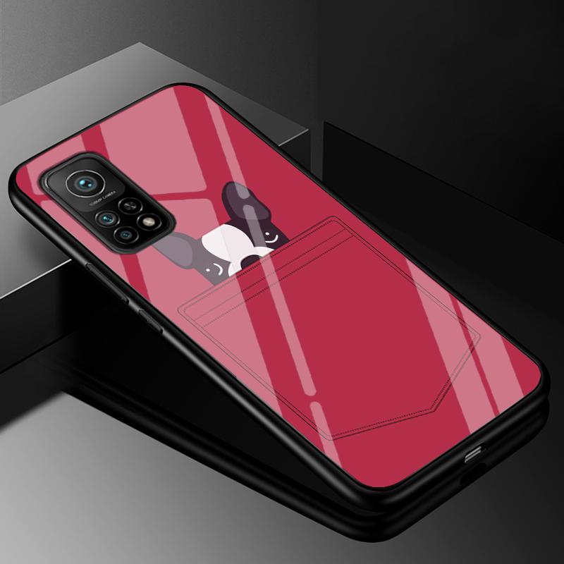 Tempered Glass Case for Xiaomi mi 10T Pro Cover Hard Case for Xiaomi mi 10T 10 T Lite POCO X3 Pro NFC Phone Case TPU Bumper