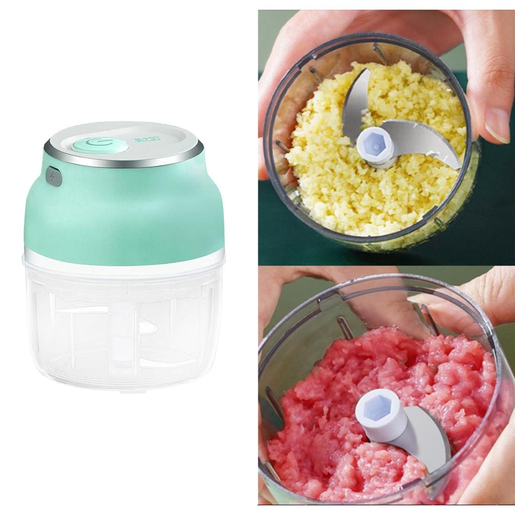 Electric Garlic Chopper Processor USB Charge - 150ml