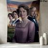 Downton Abbey Wall Tapestry Aesthetic Wall Hanging Printed Fabric Blanket Decorative Tapestries For Bedroom Living Room Home Decor