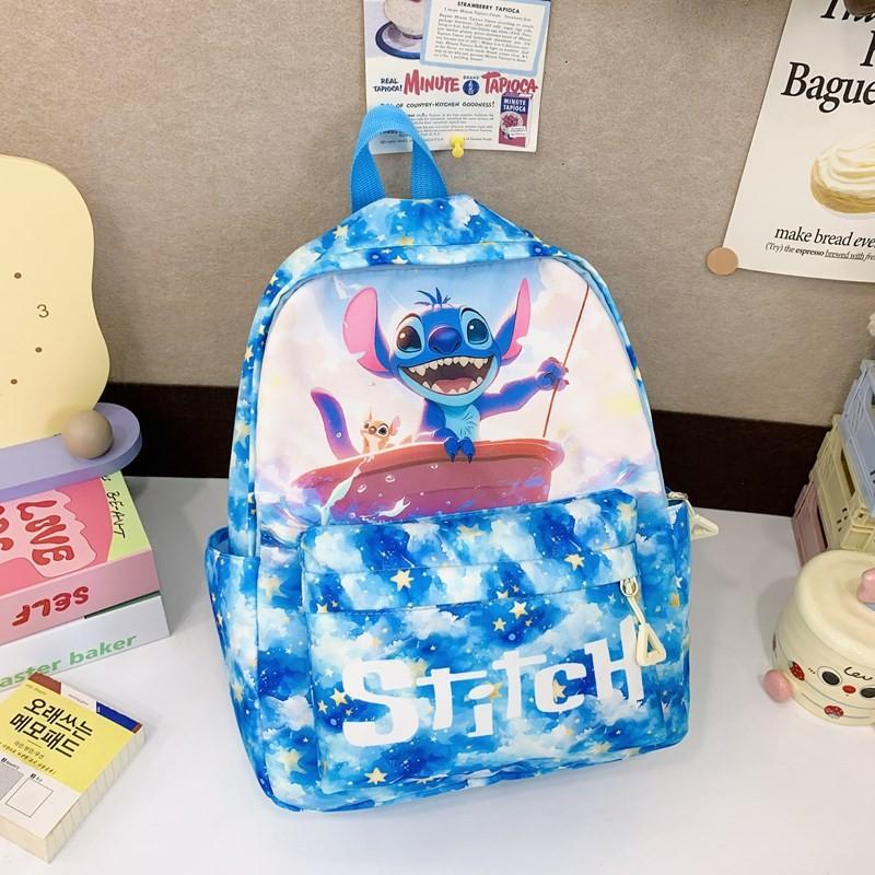 

Reading Skirt Grass Carrot Boat Cartoon Pattern Children Backpack светло-синий