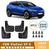 Mud Flaps Fit for VinFast VF 6 2022-2025 2023 2024 Mudguards Tire Fenders Splash Proof Accessories Wheel Guards 4ps