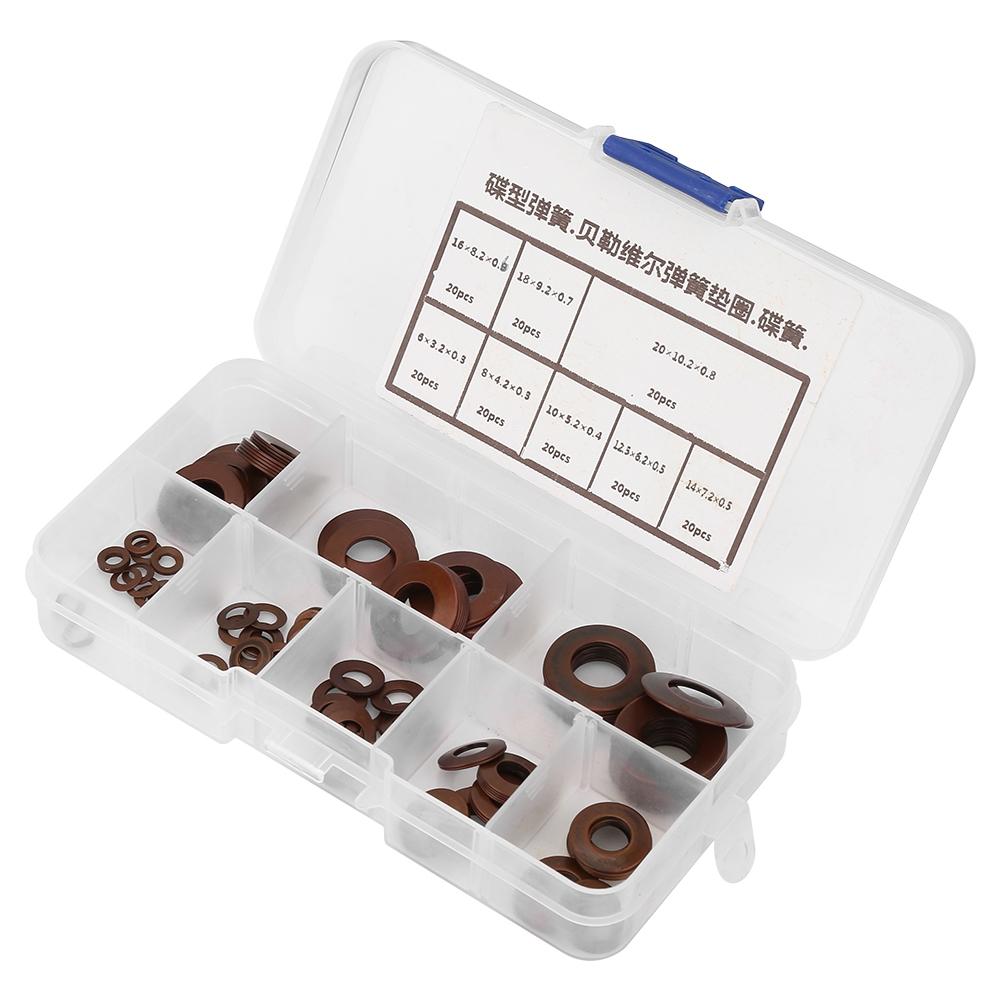 

8 Types Belleville Compression Spring Disc Washer Gasket Disc Spring