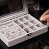 Jewelry Box Earring Velvet Ring Storage Case Organizer Box Display Tray Holder Jewelry Show case