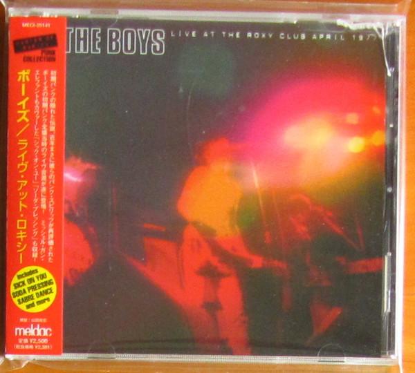 

CD BOYS - LIVE AT ROXY MECI25141 MELDAC 1999 Japan ObiJapanese Pop/Rock Used