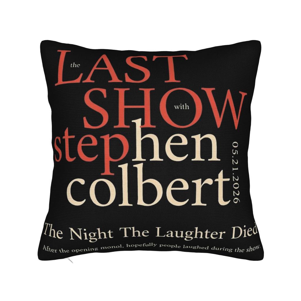 Federe Cuscino Decorative Stephen Colbert The Late Show Accessori Cuscino da Arredo per la Casa Copricuscino con Zip Varie Misure