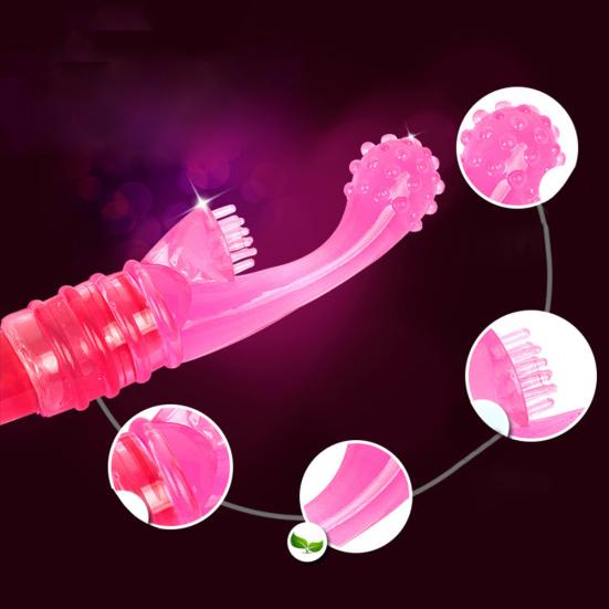 Vibrator cu degete din silicon rezistent la apă Masaj vibrator pentru femei Jucărie sexuală pentru adulți