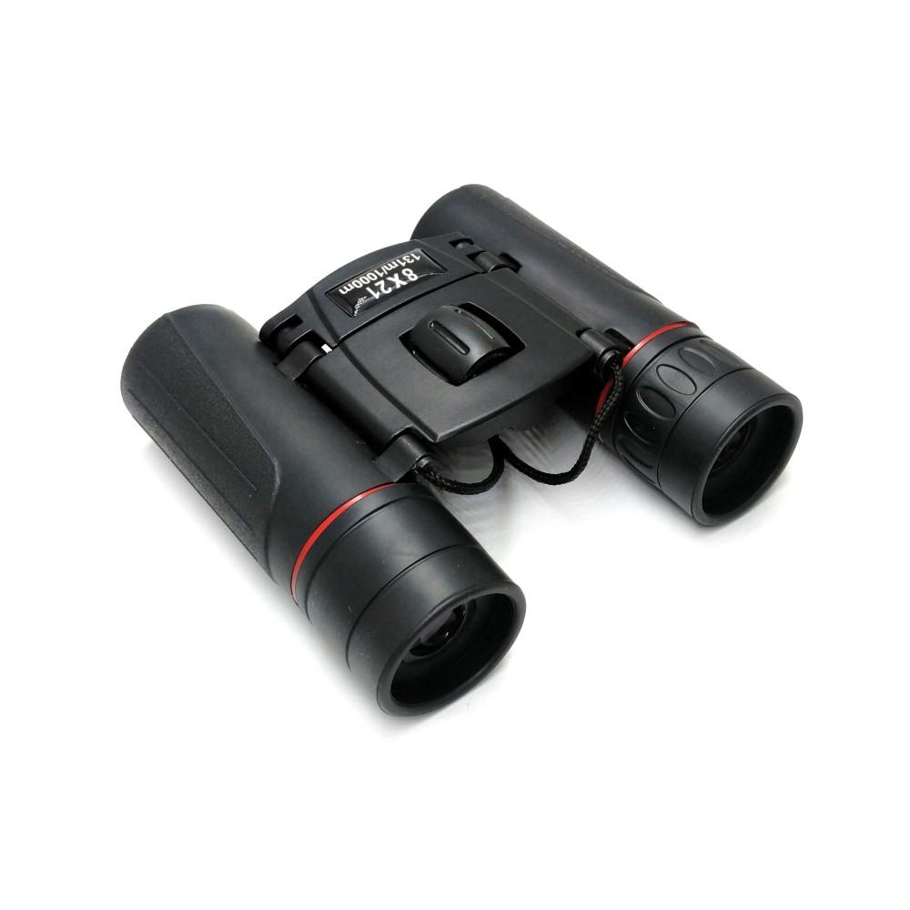 Compact 8x21 Folding Pocket Binoculars for Outdoor for Bird Watching and Sport Games