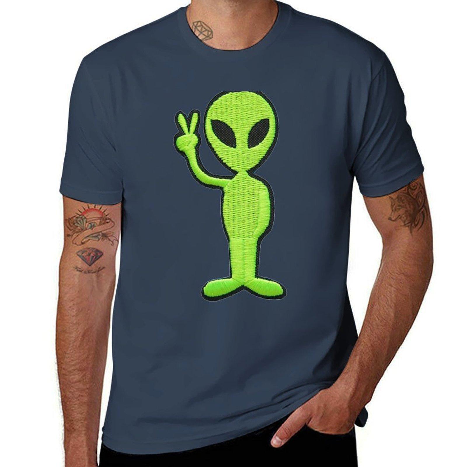 Alien Meme Alien Anime Alien Unisexga Alien Cartoon Tshirt Holiday Lightweight Tshirt S