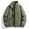 M-8XL Men's Casual Stand Collar Jacket - New Spring/Autumn Style, Big Size, Trendy Loose Fit