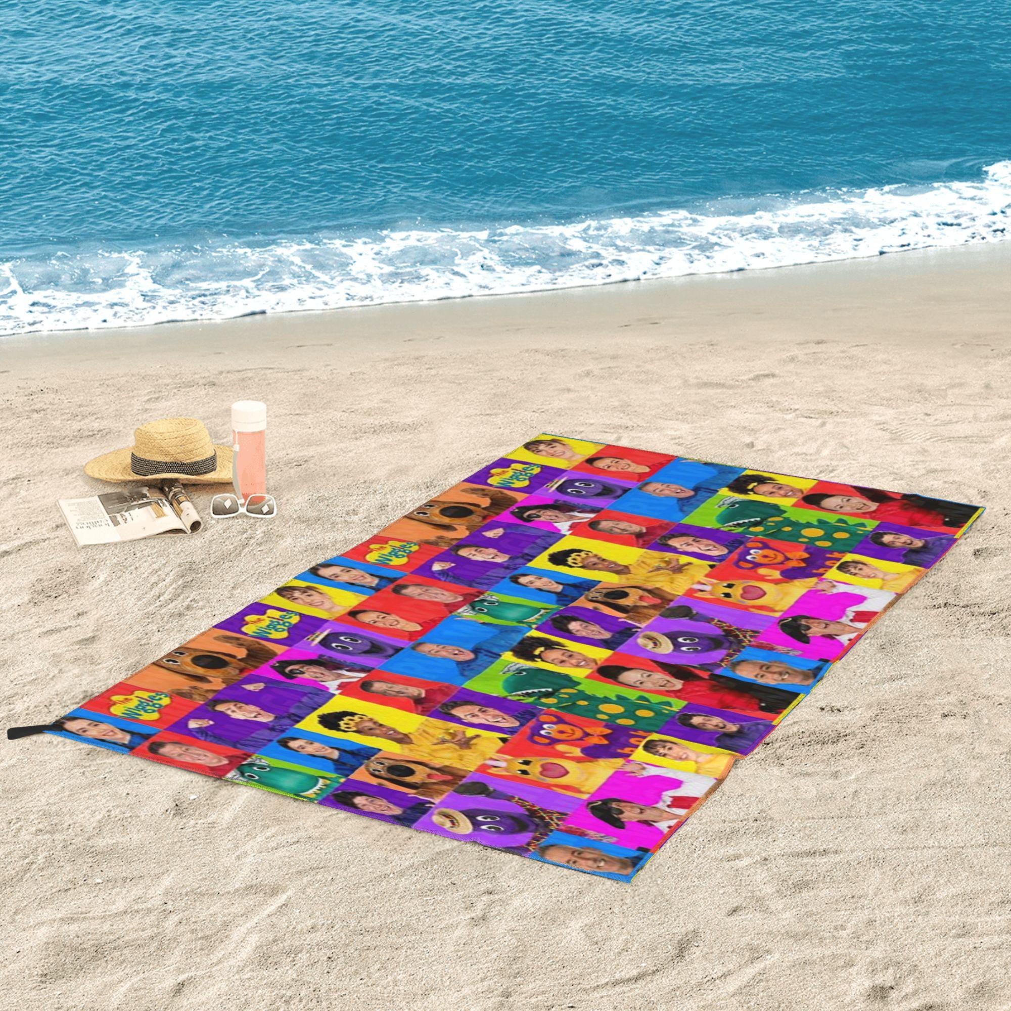 Ka Chen Muxi White The Wiggles Tv Show Music Band Beach Towel Soft Microfiber Quick Dry Absorbent Quick Towels For Bath