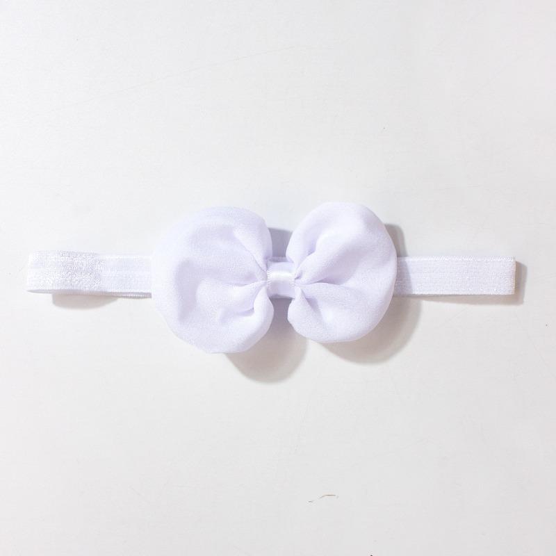 Children's headband hair accessories, chiffon bow elastic headband, newborn baby headband flower headscarf