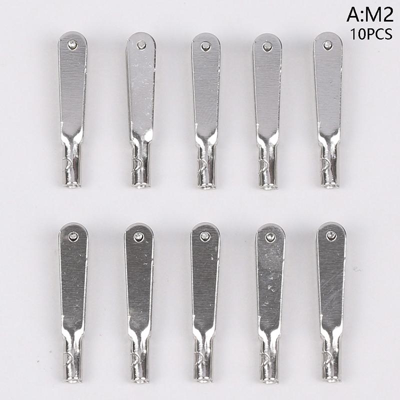 10 Stück M2/M3 Metall Eisen Gabelkopf Spannfutter Zugstangenverbinder Klemme Horn Legierung Schraube Zubehörsatz Für Rc Flugzeug Automodell Flugzeug
