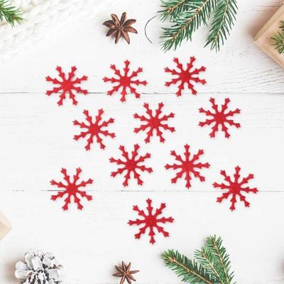 Christmas Snowflake 100PCS Sparkling Snowflake Christmas Ornaments Christmas Tree Christmas Decorations