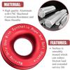 41000lbs Break Strength Rope Retention Pulley Soft Shackle Recovery Ring  Off-Road Vehicle Recovery