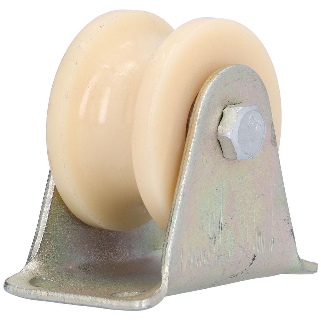 50mm UType Groove Wheel Heavy Duty Wire Rope Rail with 2.5mm Bracket for Lifting Equipment