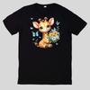 T-Shirt Cute Animal with Wildflowers Cotton Fun Funny Sayings Funny CartoonWill Be Opened In a New Window or Tab