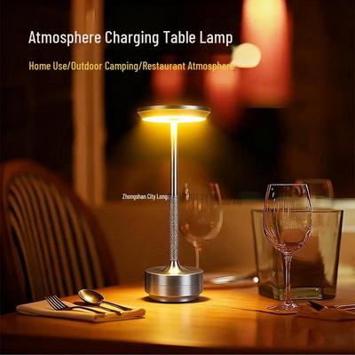 Nordic Atmosphere Light: Creative Outdoor Table Lamp for Bar, Restaurant, Cafe, Camping, or Night Use.