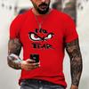 Summer Men's T Shirt Street Casual Short Sleeve Print T-Shirts Fashion Male Oversized Clothing O-Neck Pullover Funny Tops